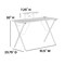 Flash Furniture 37.25 H, 51.5 W X Engineered Wood: Medium Density Fiberboard, Steel, White NAN-RS-G1031-WH-GG - alternate 4